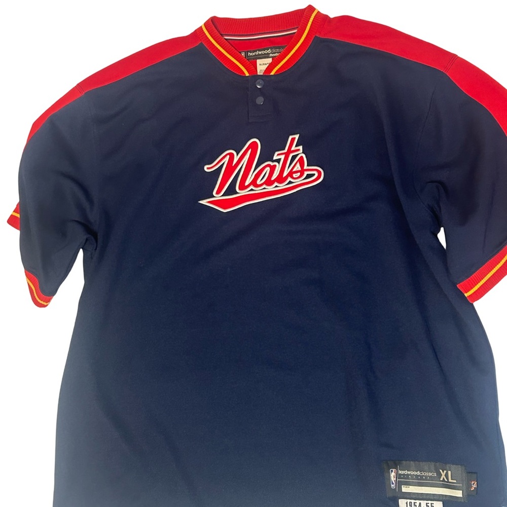 Vintage Reebok Hardwood Classics Syracuse Nats Shootaround Shirt